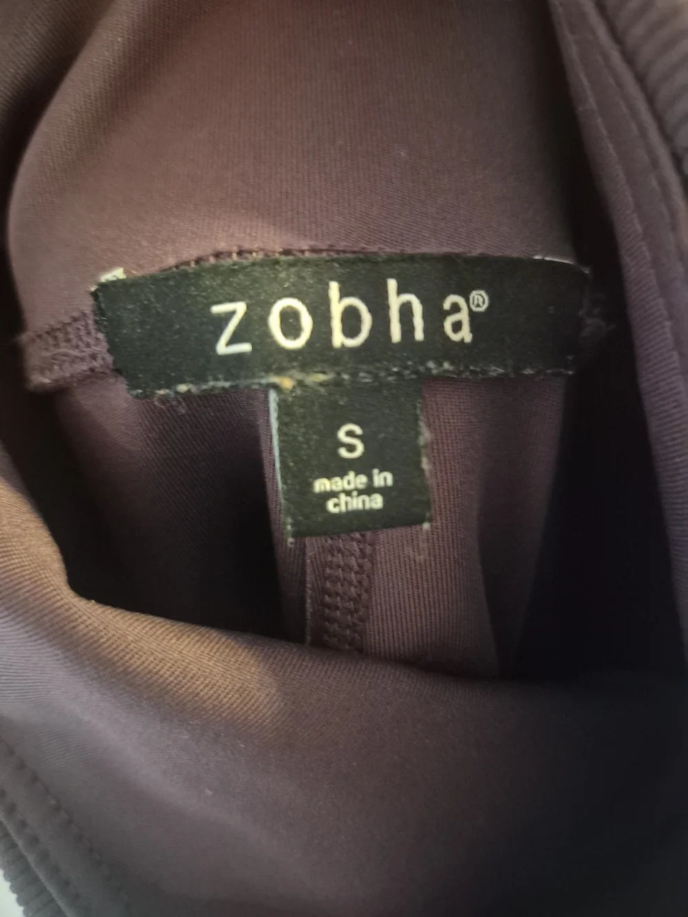 Zobha High-Waist Bike Shorts — Deep Plum